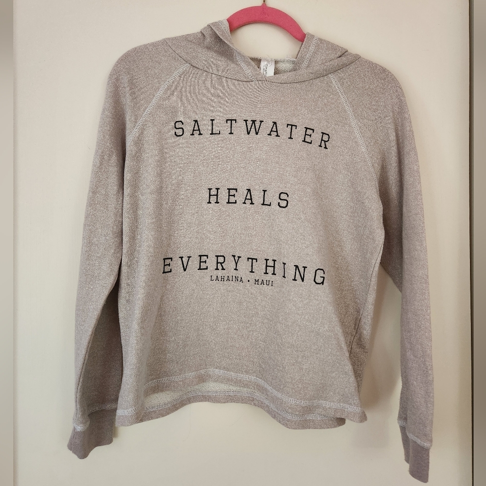 Lightweight hooded sweatshirt